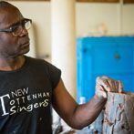 Lawson Oyekan working in Vosges, France 2016